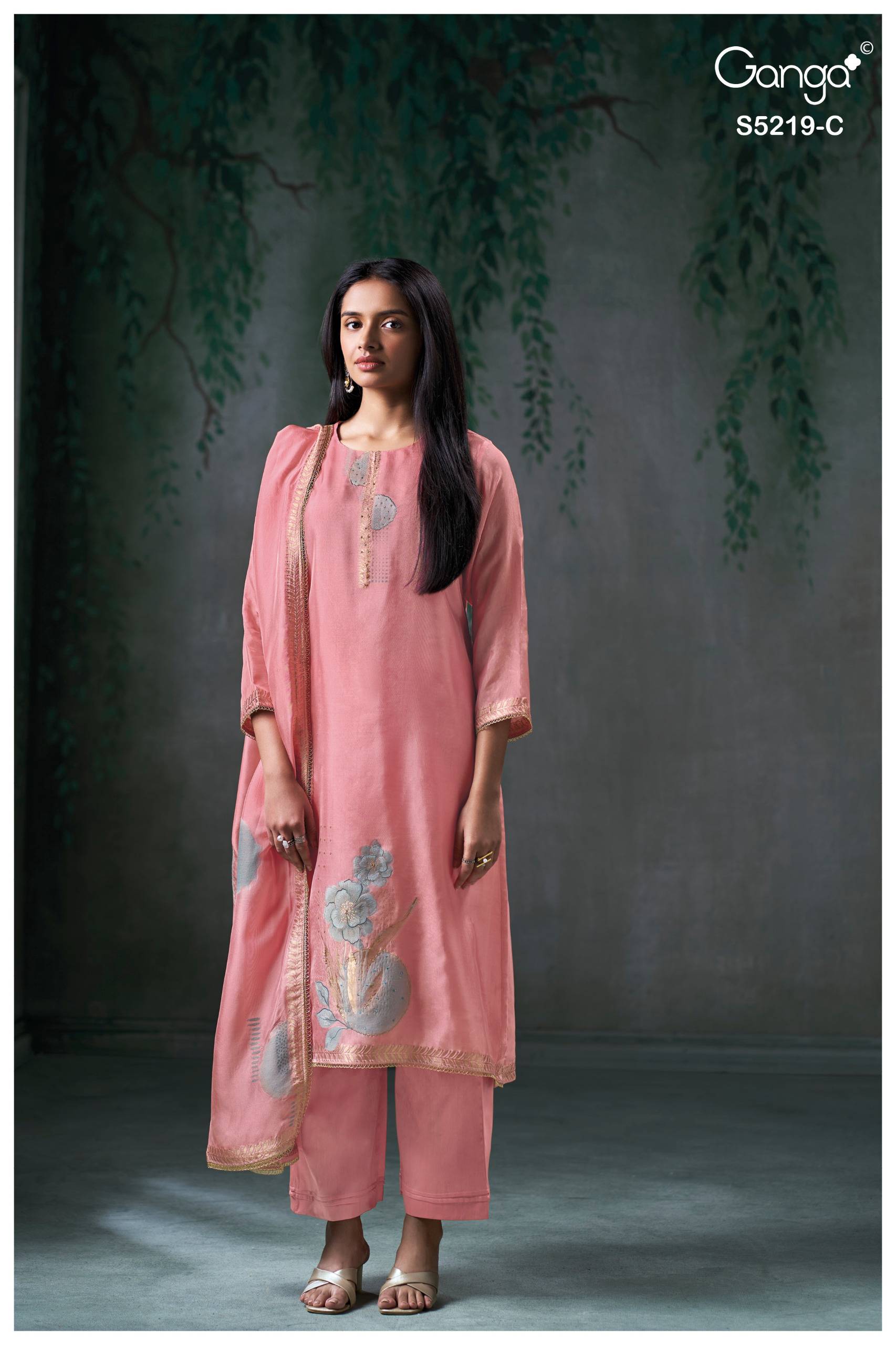 JEESHKA 5219 SERIES BY GANGAFASHION Stylish Beautiful Colourful VISCOSE JACOUARD Dresses At Wholesale Price